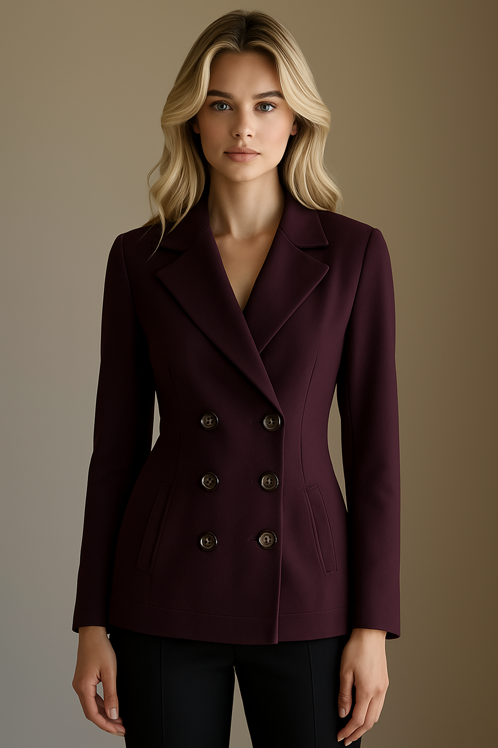 Blazer Alfaiataria Morina Fashion Uva tamanho M