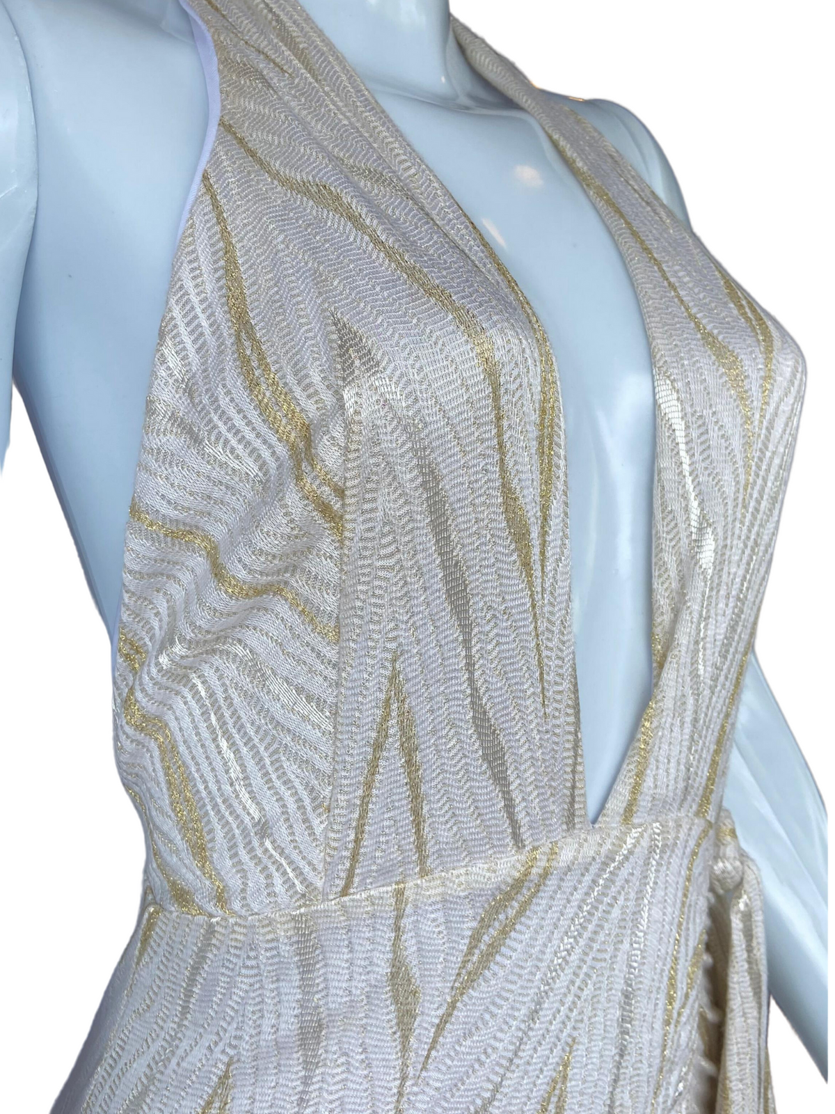 Vestido Tubinho Det Dourado tamanho M