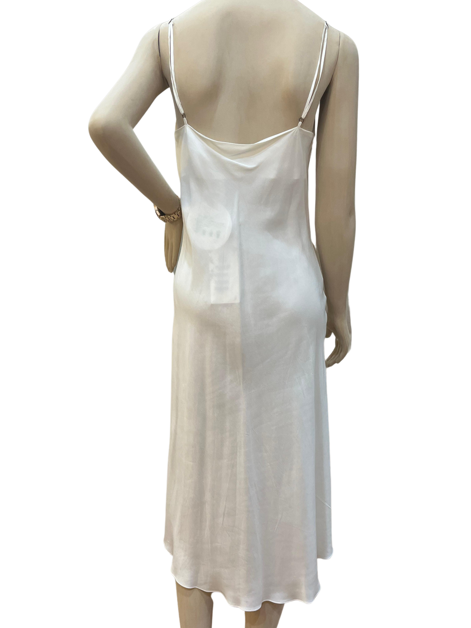 Vestido Midi Reversa Lila Off White tamanho P