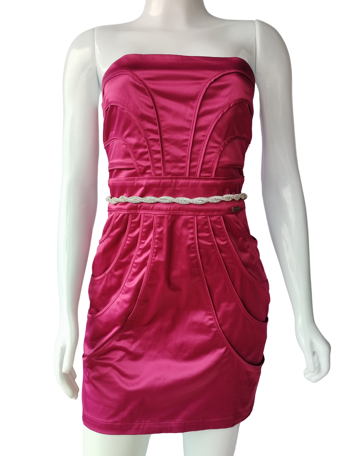 Vestido Lez a Lez Tubinho Magenta tamanho M