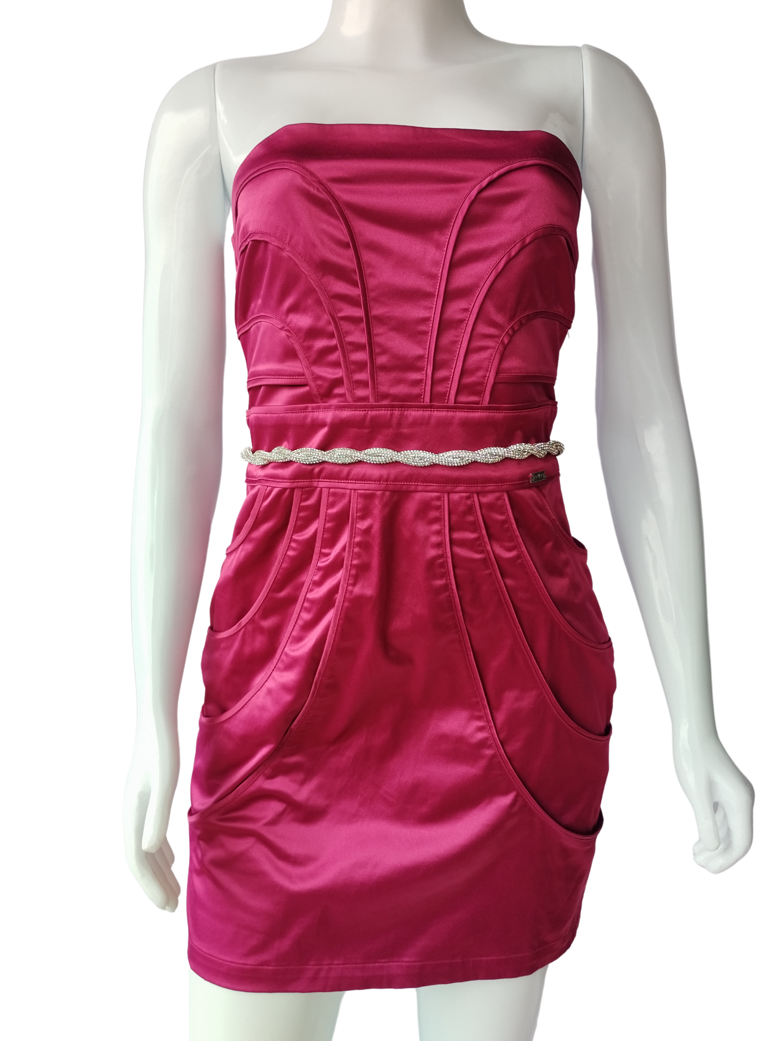 Vestido Lez a Lez Tubinho Magenta tamanho M