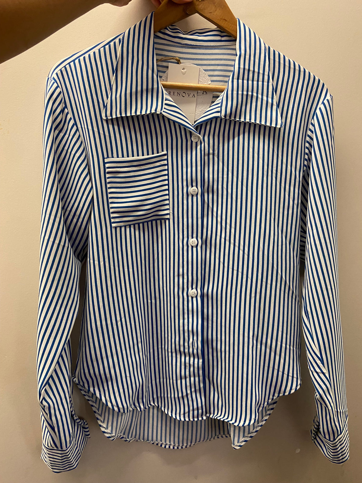 Camisa Ipanema Listra Azul Tamanho Único