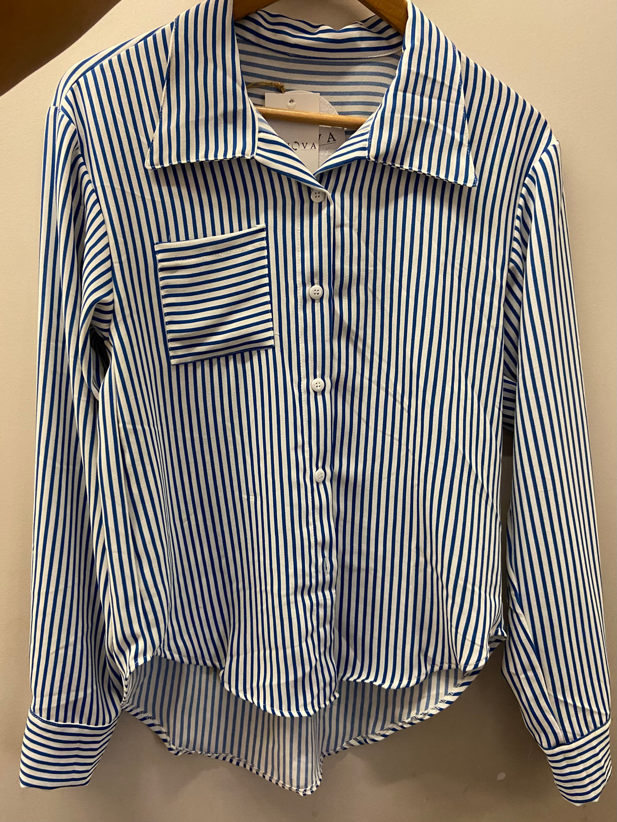 Camisa Ipanema Listra Azul Tamanho Único