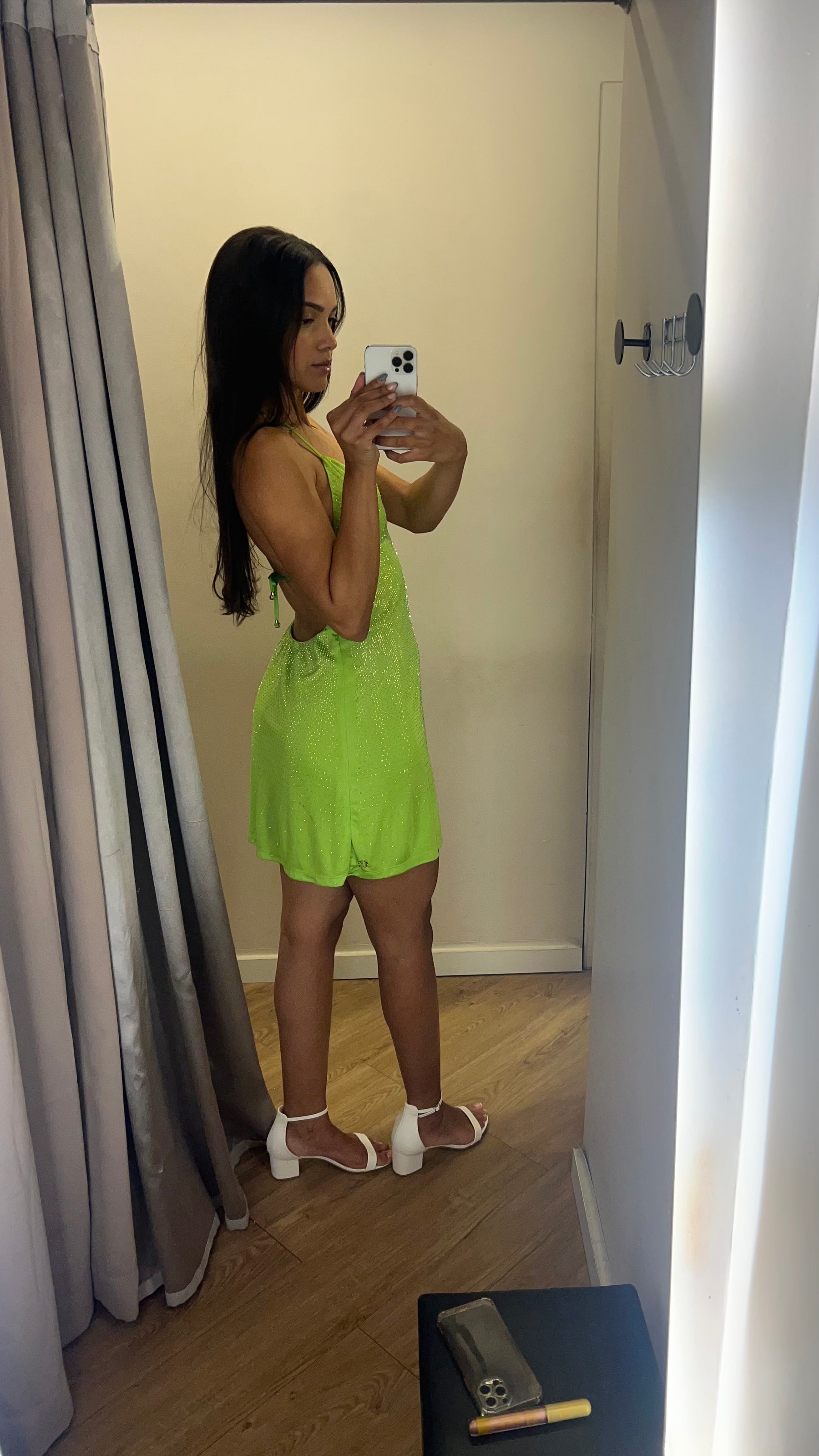 Vestido Carmen Steffens Strass Tamanho P