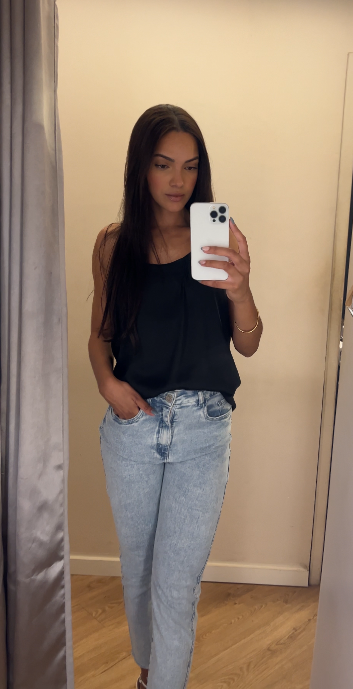 Blusa Dudalina Preto Tamanho P