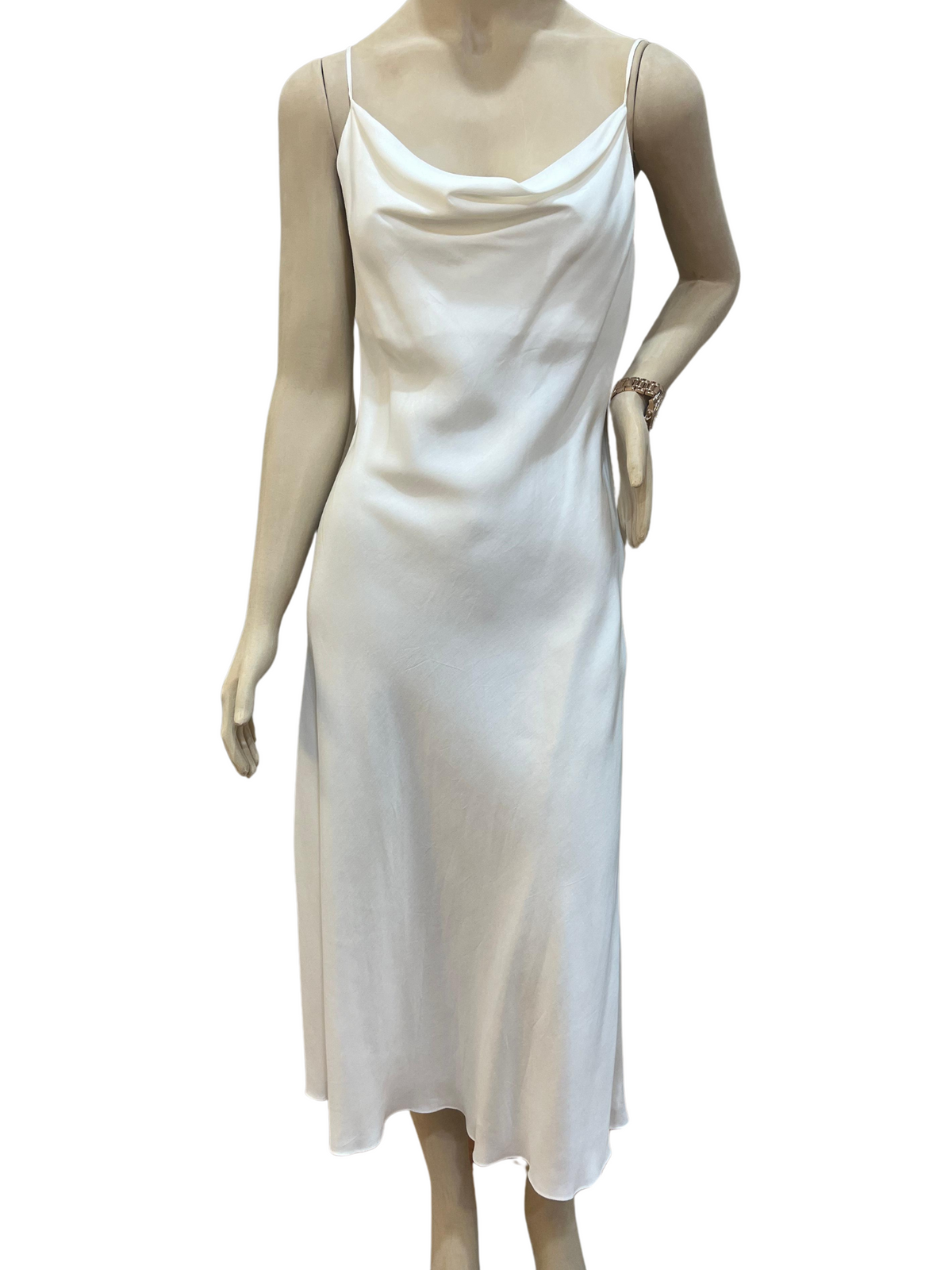 Vestido Midi Reversa Lila Off White tamanho P