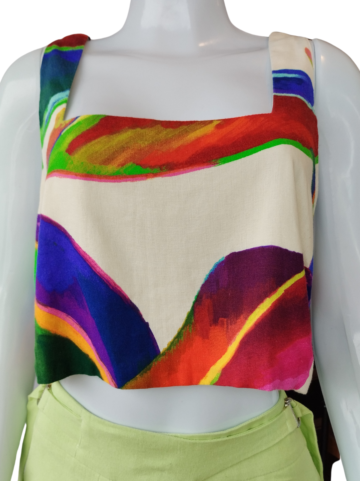 Blusa Farm Pintura Folhas Tamanho G