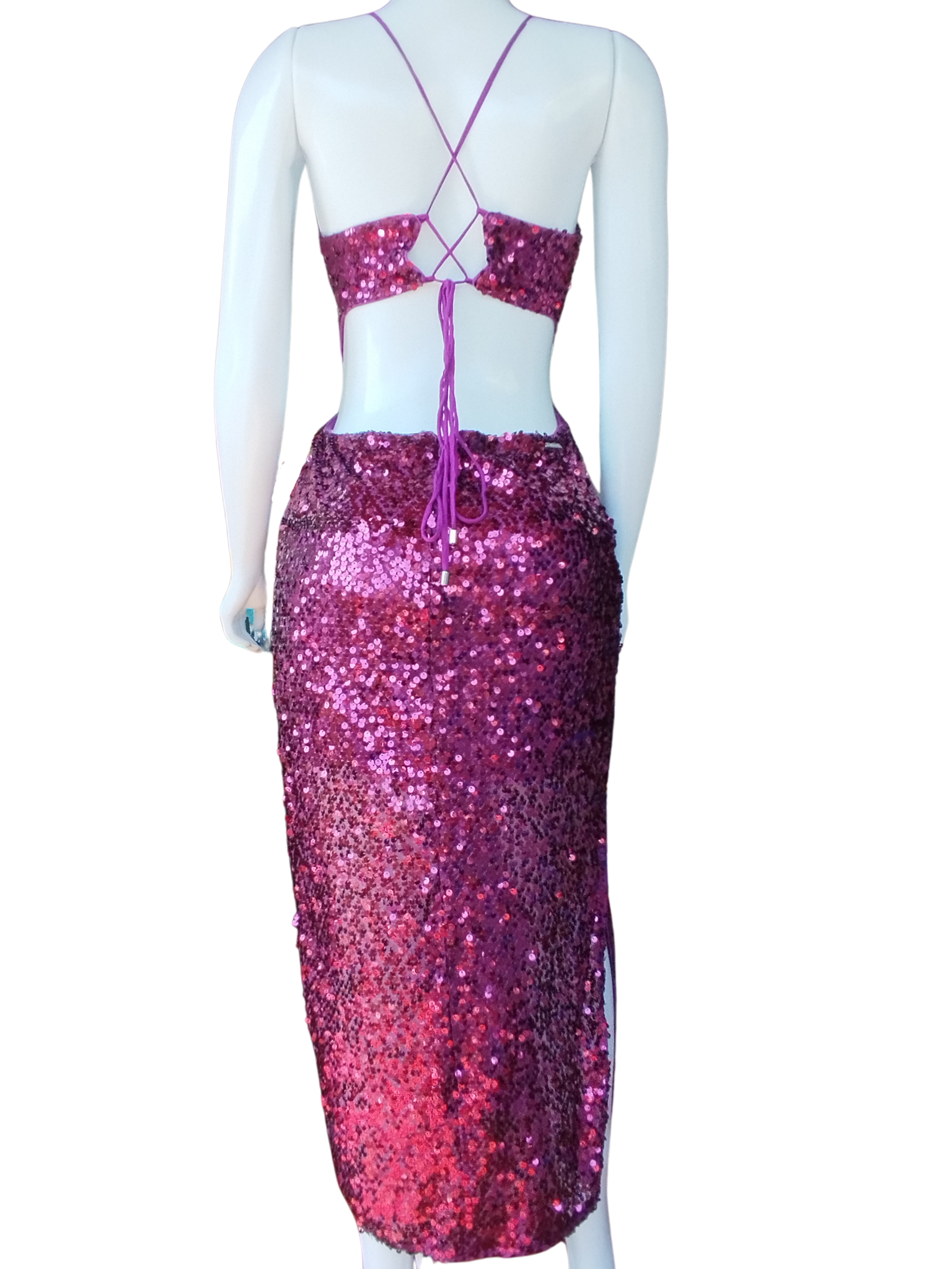 Vestido Colcci Paete Rosa tamanho M