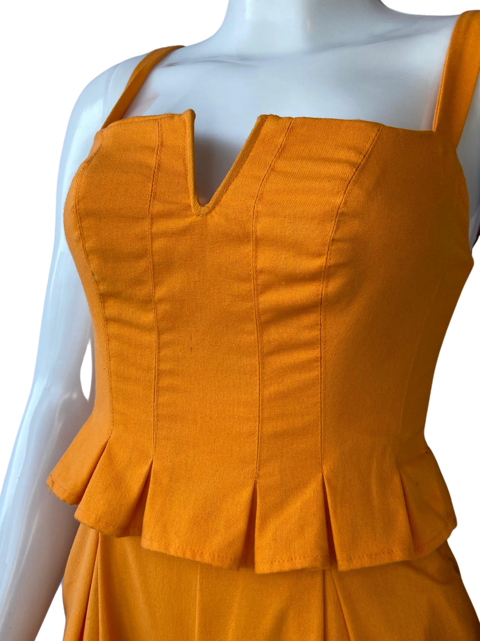 Macacão Farm Corselet Coral tamanho PP