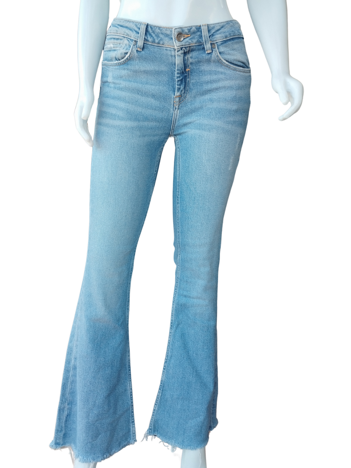 Calça Zara Jeans Wide Leg tamanho 36