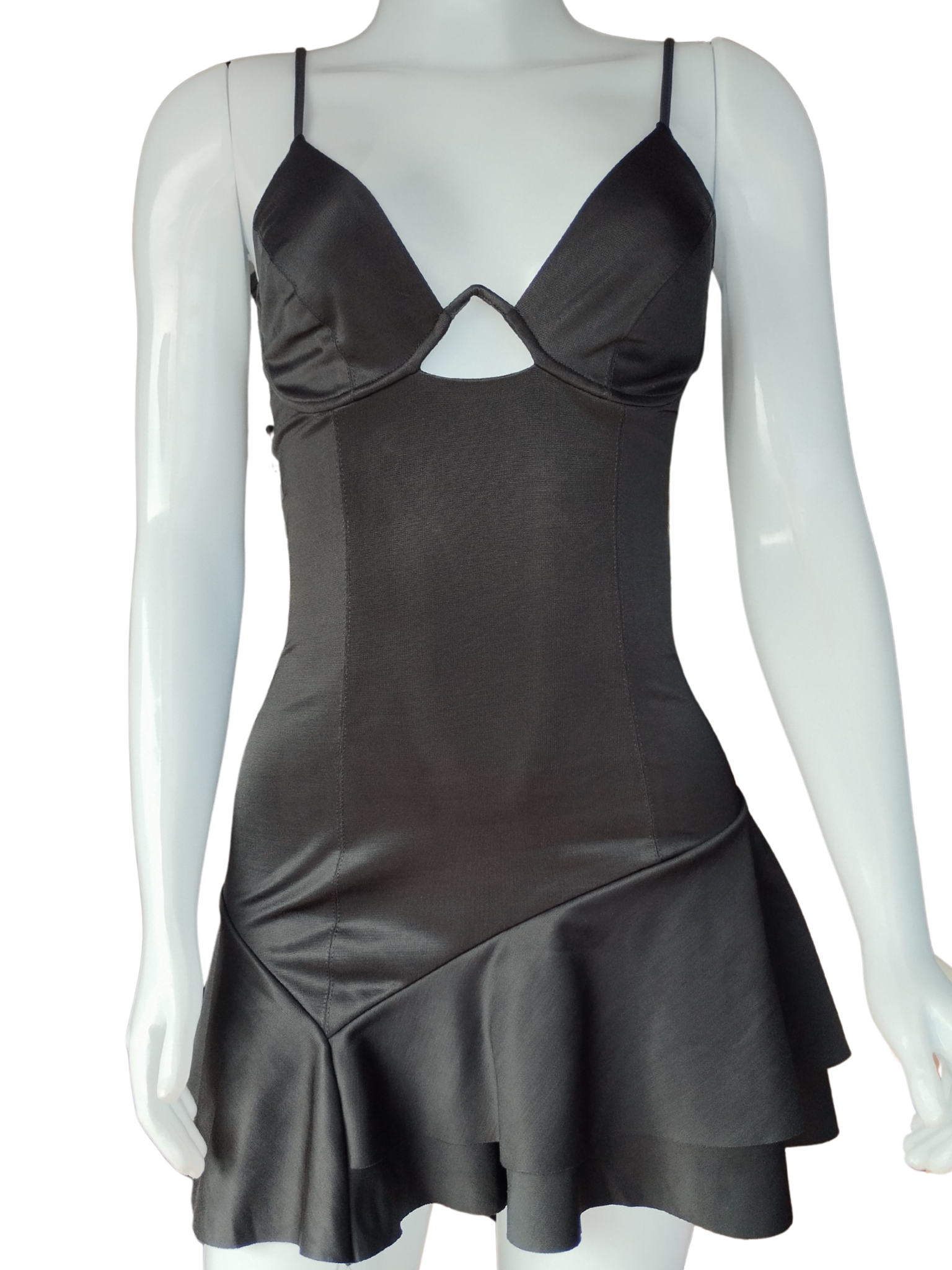 Macaquinho Agatha Arame Busto Preto tamanho PP