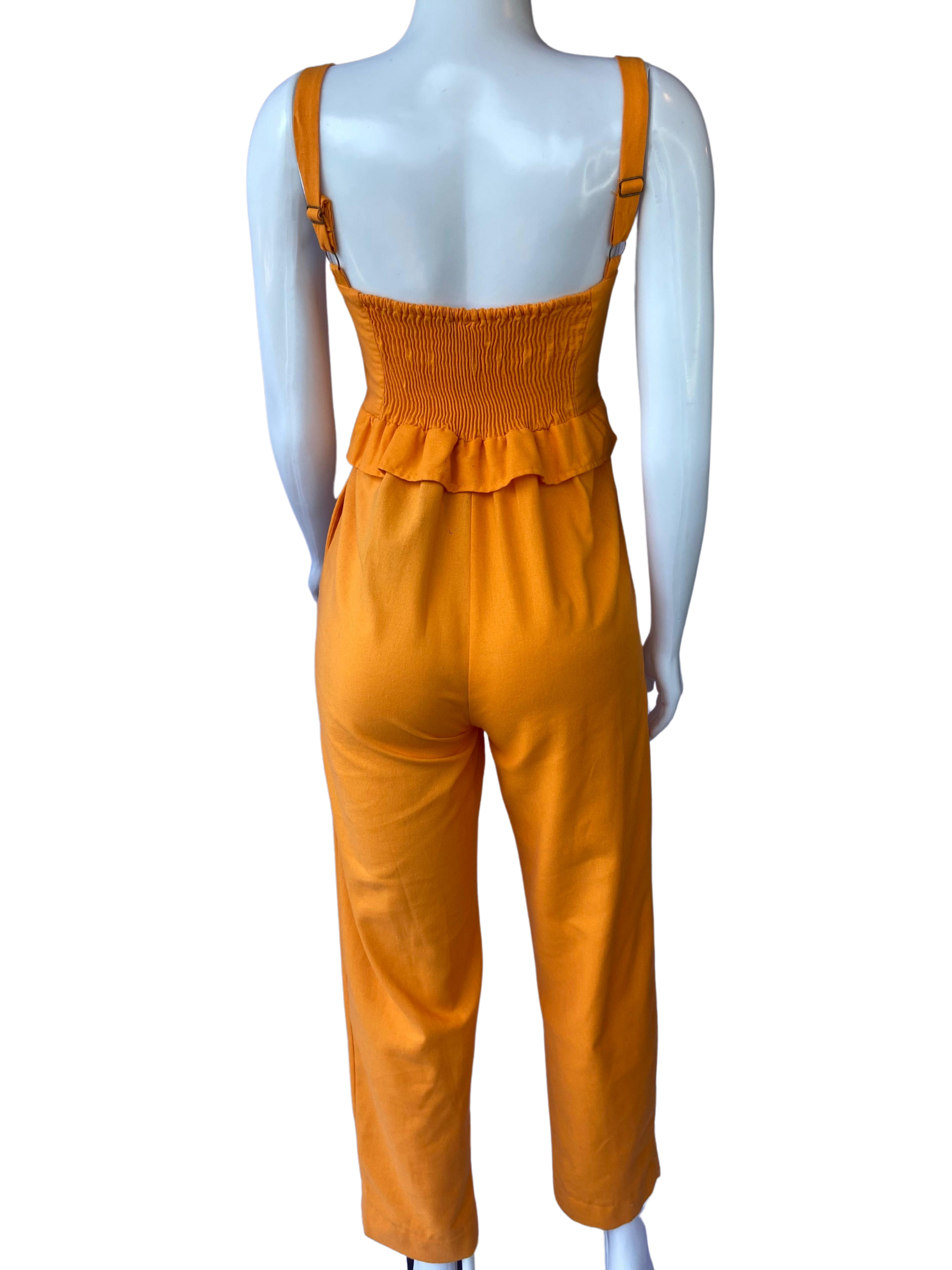 Macacão Farm Corselet Coral tamanho PP