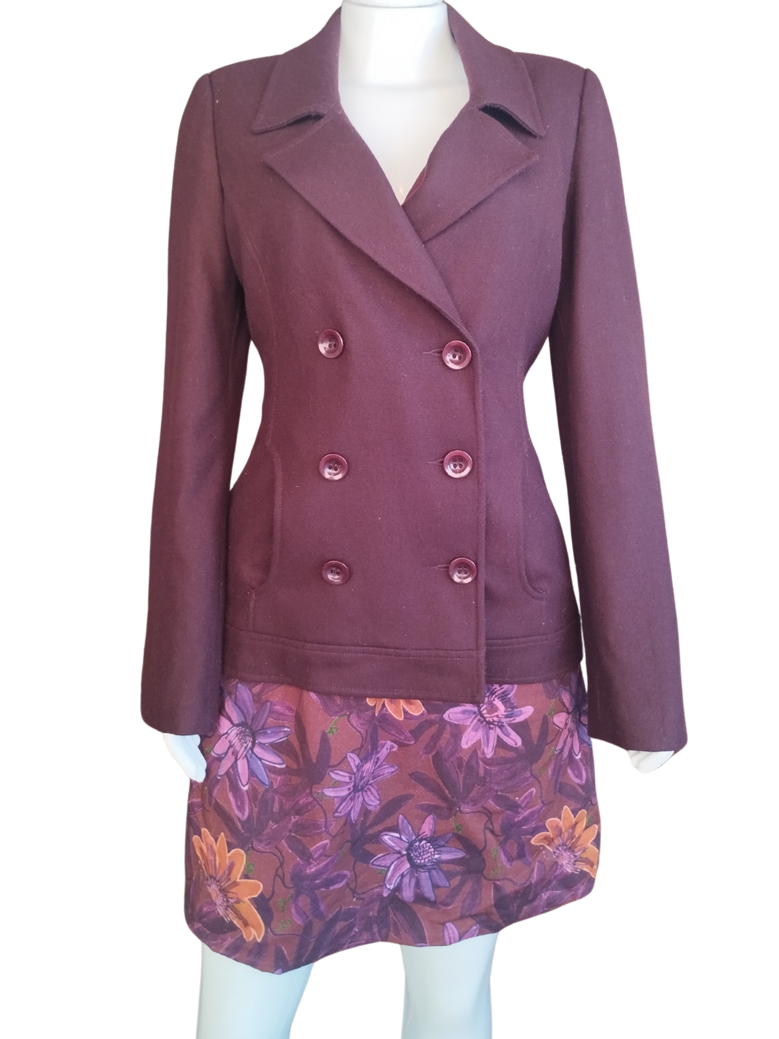 Blazer Alfaiataria Morina Fashion Uva tamanho M