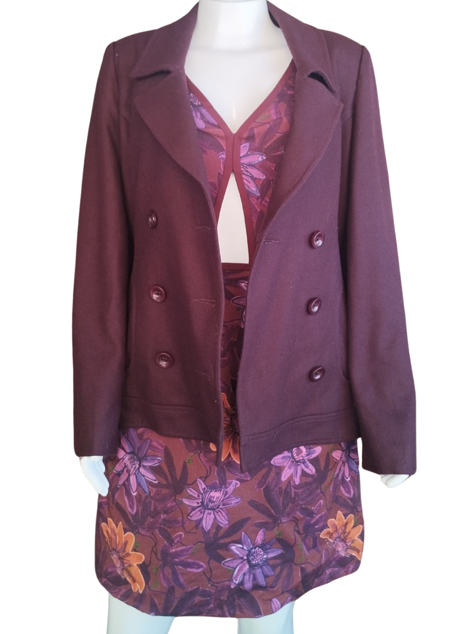 Blazer Alfaiataria Morina Fashion Uva tamanho M