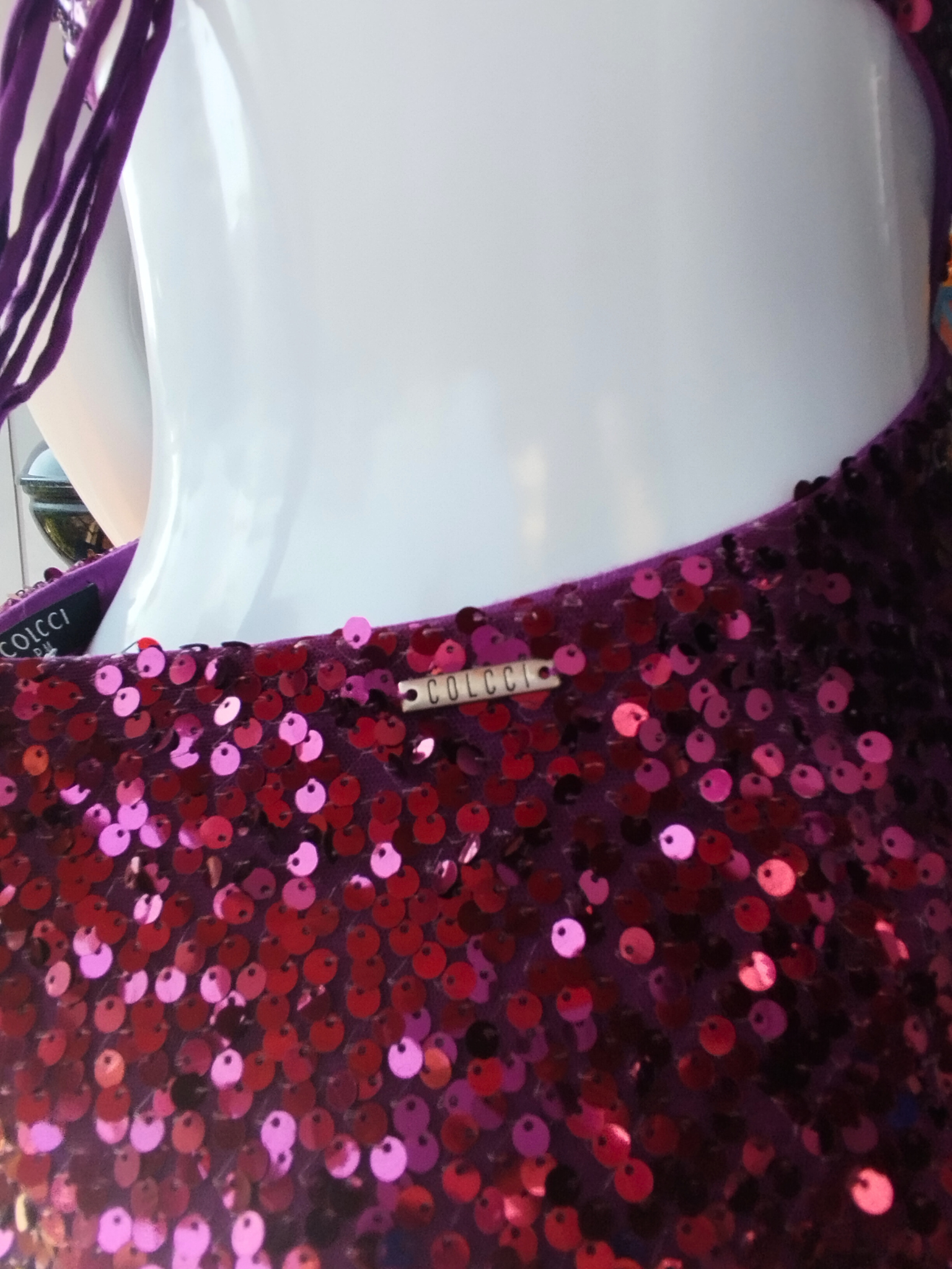 Vestido Colcci Paete Rosa tamanho M