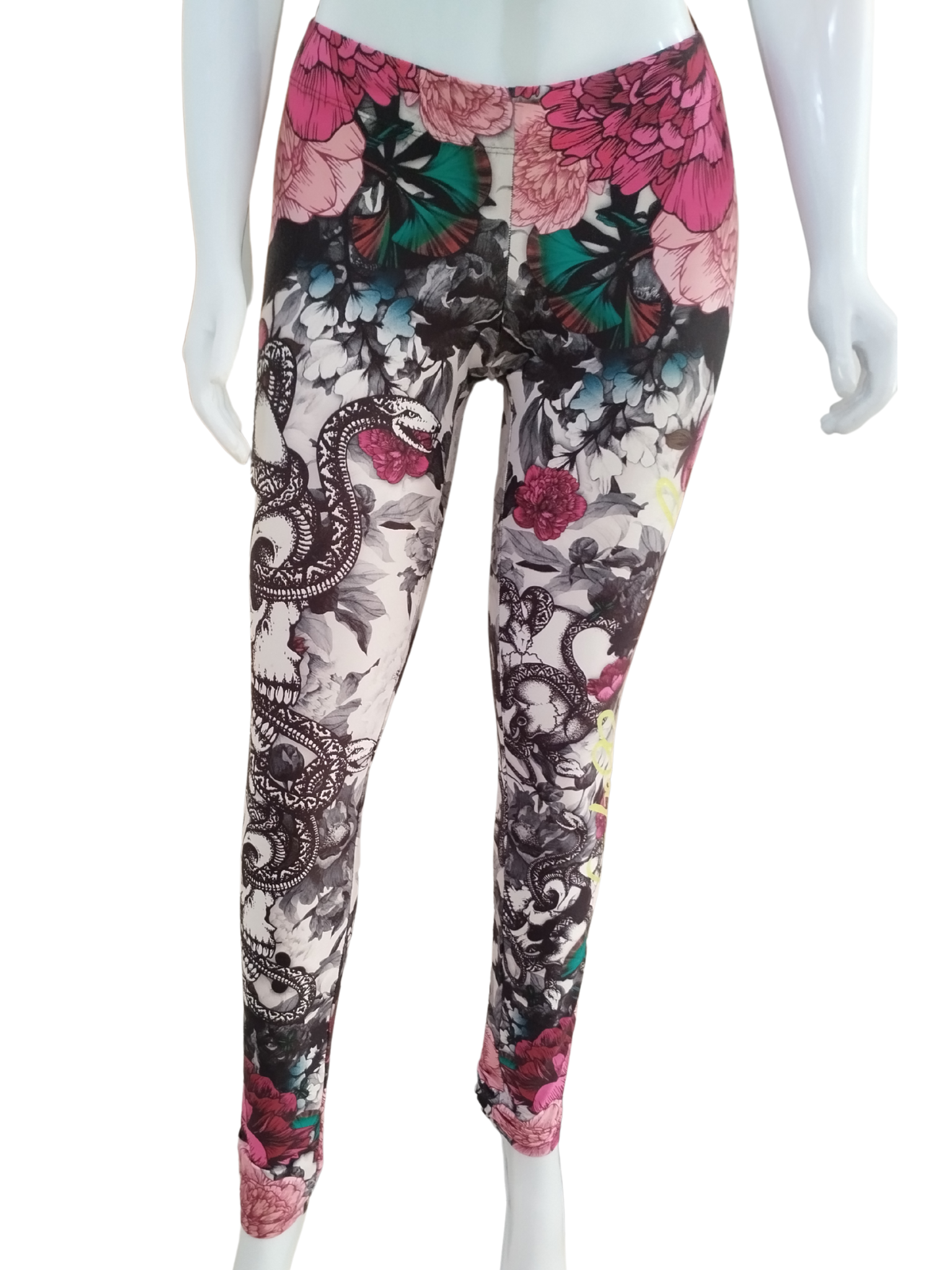 Calça Labellamafia Legging Floral Rosa Tamanho P