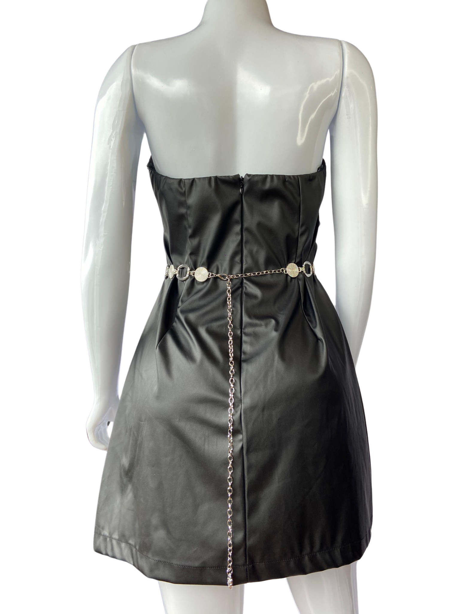 Vestido Afghan Tubinho Sem Alça Preto tamanho G