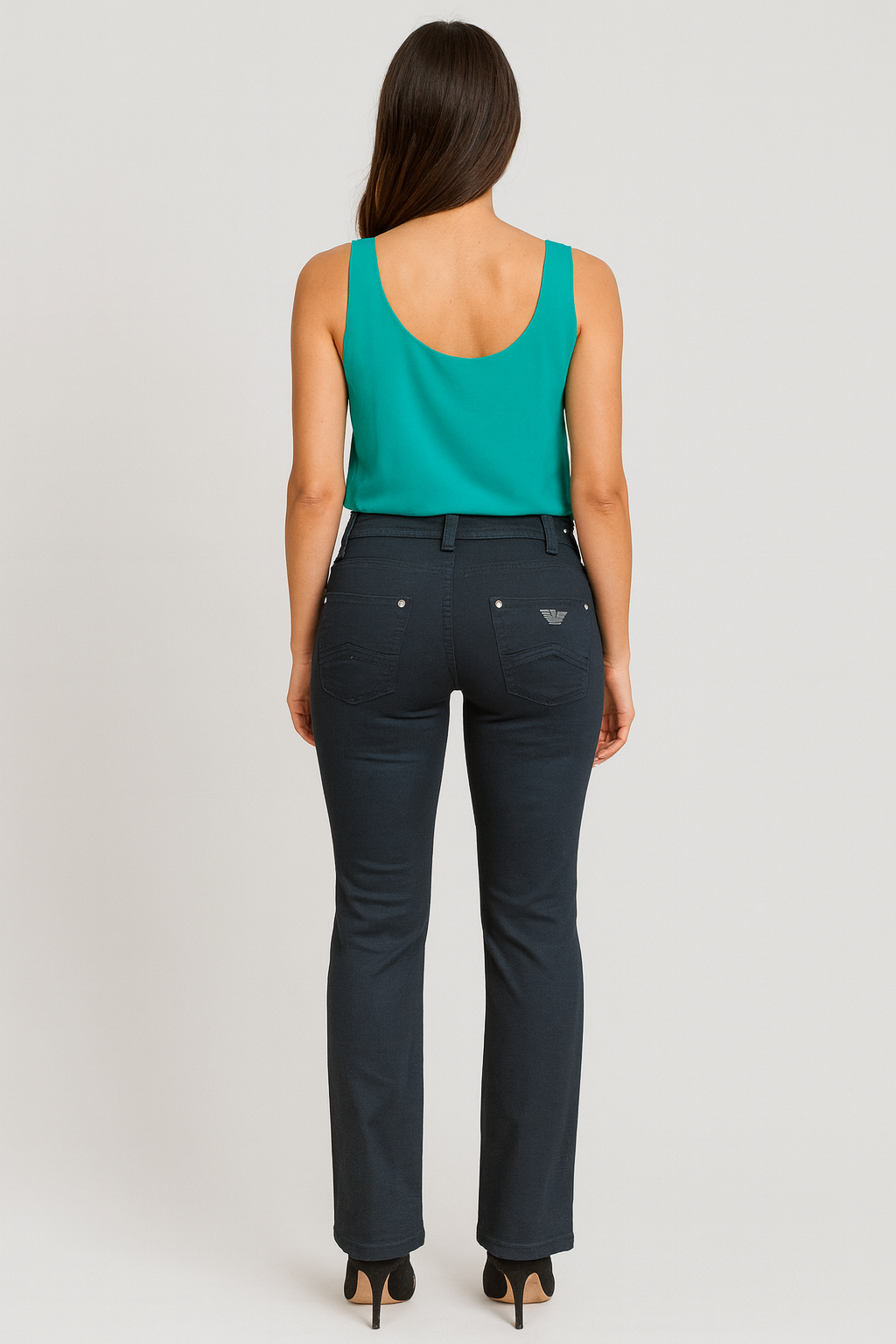 Calça Armani Jeans Preto Tamanho 38