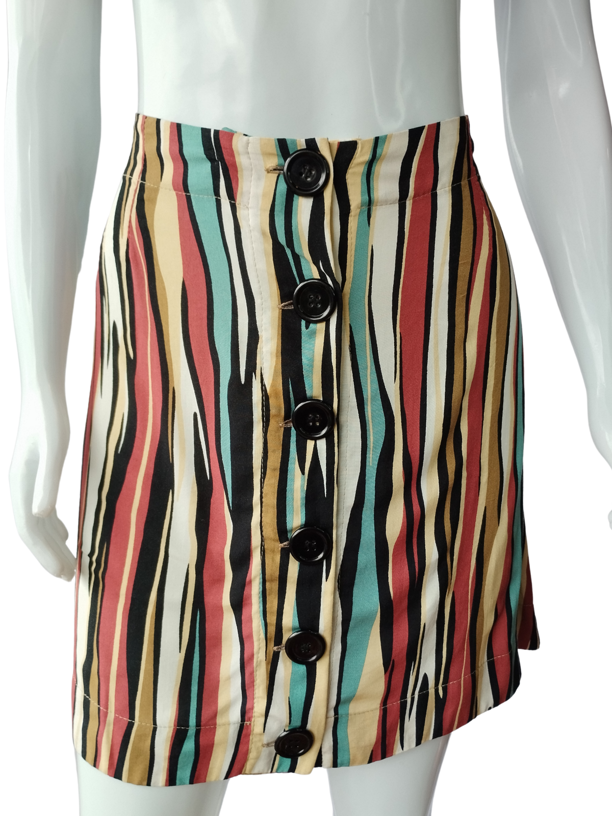 Saia Nanda Miranda Arte Animal Print tamanho P