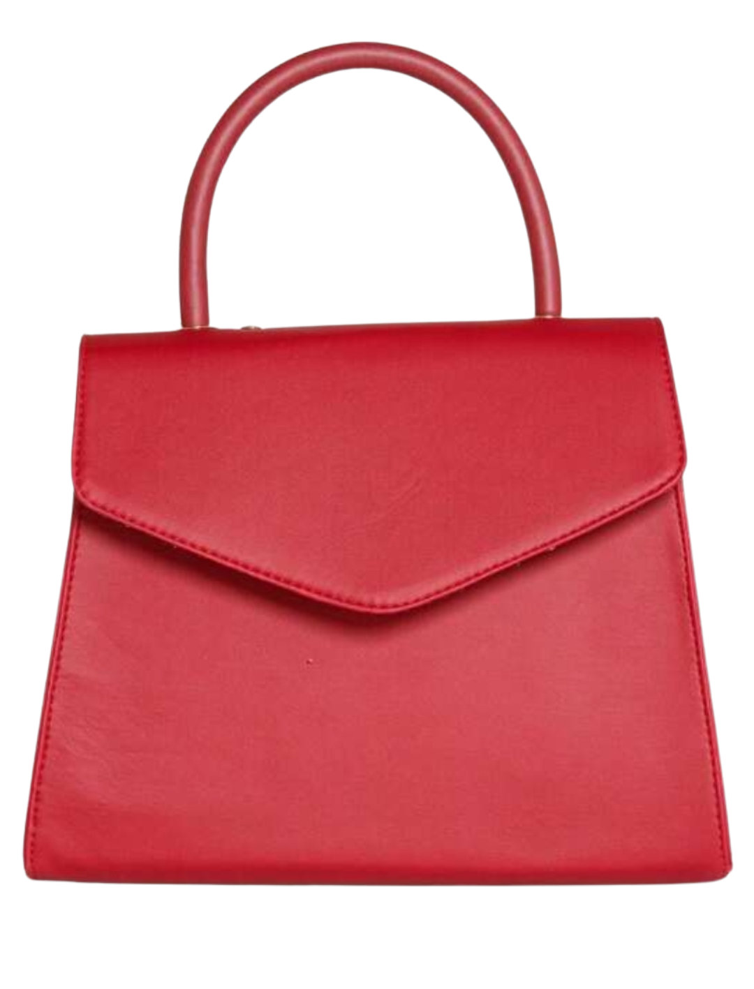 Bolsa Média Estruturada Minimalista Vermelho