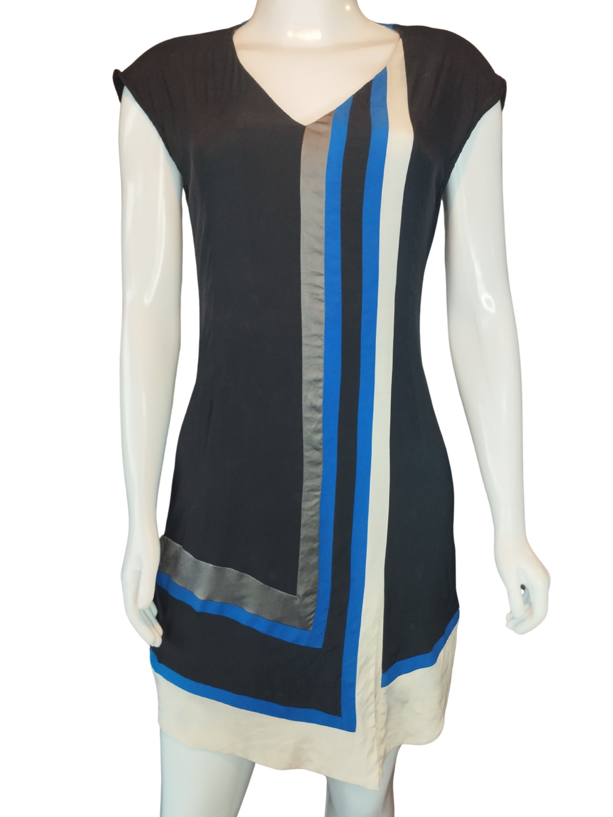 Vestido Fenda Lateral Rang & Bone Preto tamanho M