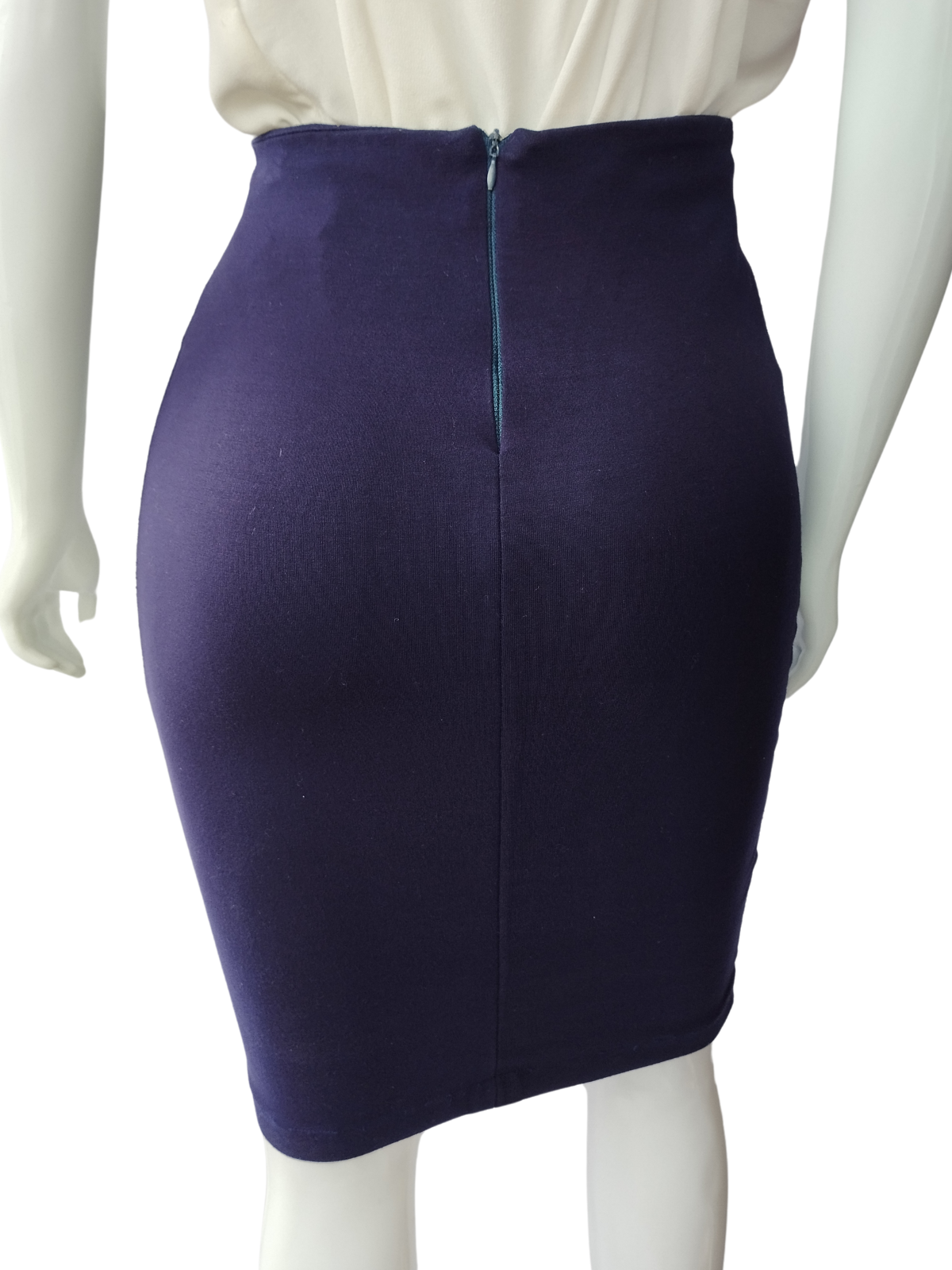 Saia Ecletic Tubinho Azul Marinho tamanho P