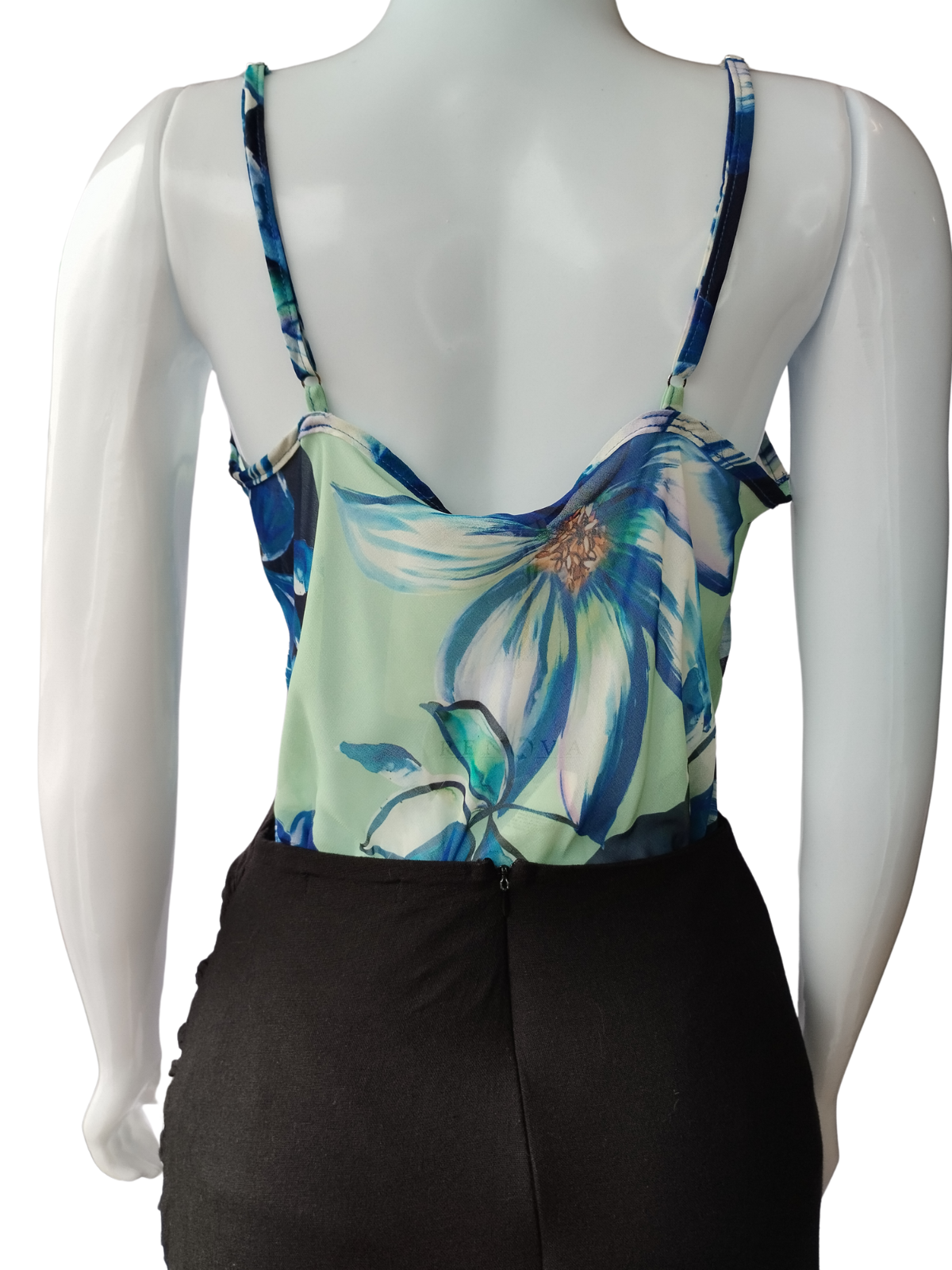 Blusa Agatha Floral Azul tamanho 42