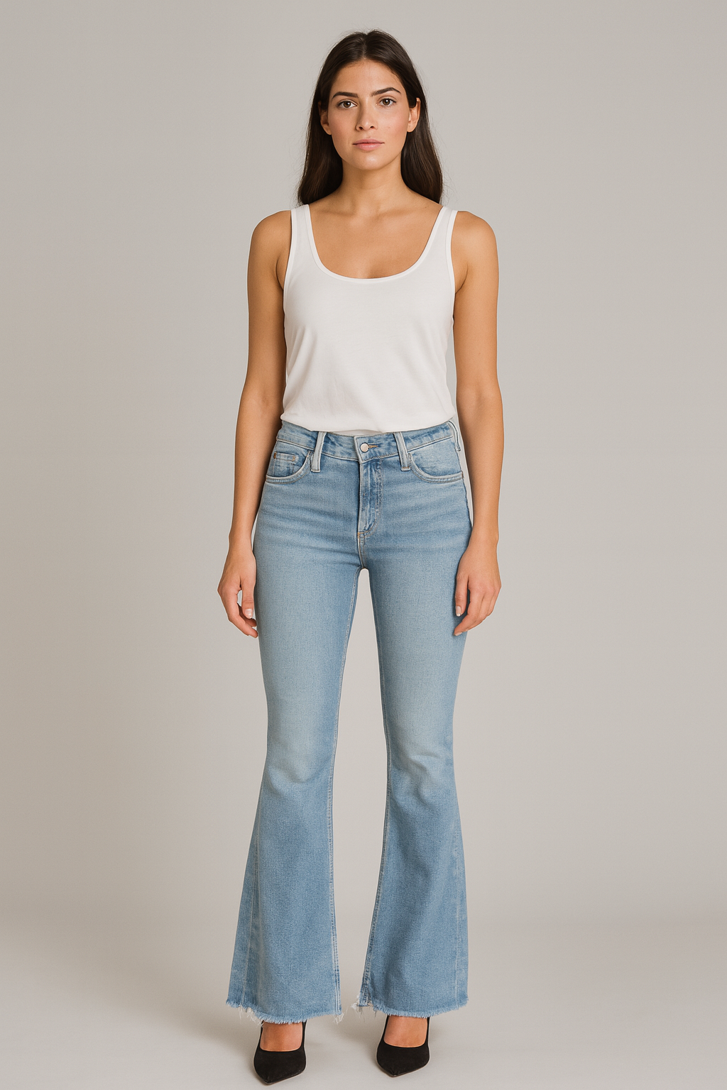 Calça Zara Jeans Wide Leg tamanho 36