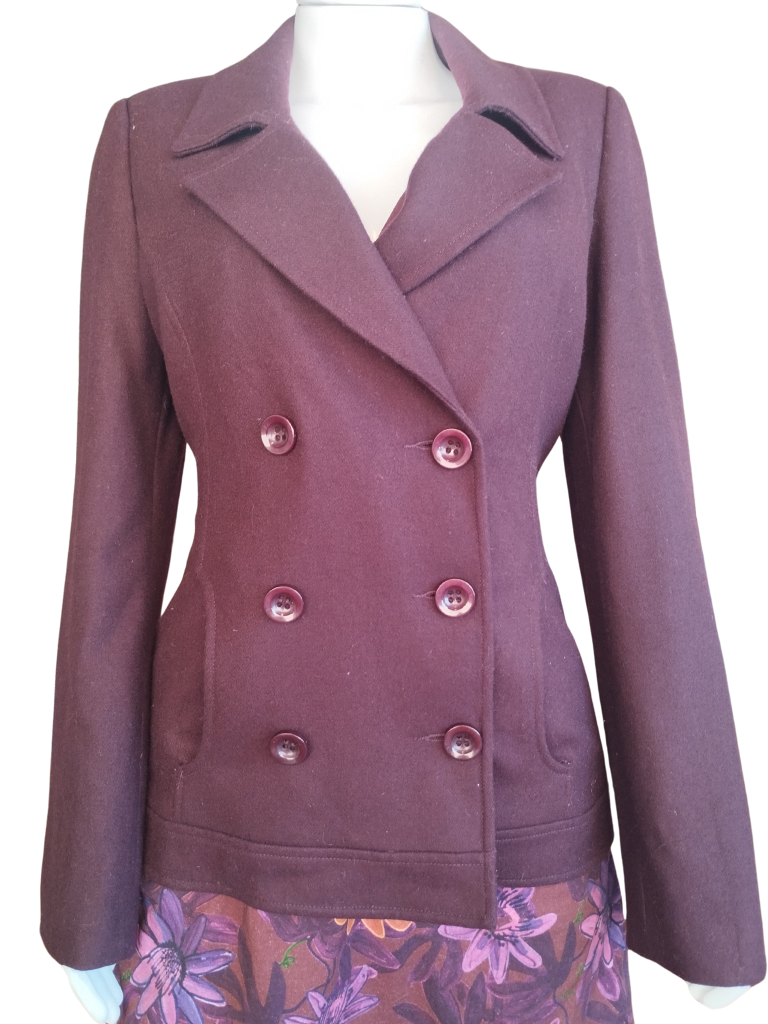 Blazer Alfaiataria Morina Fashion Uva tamanho M
