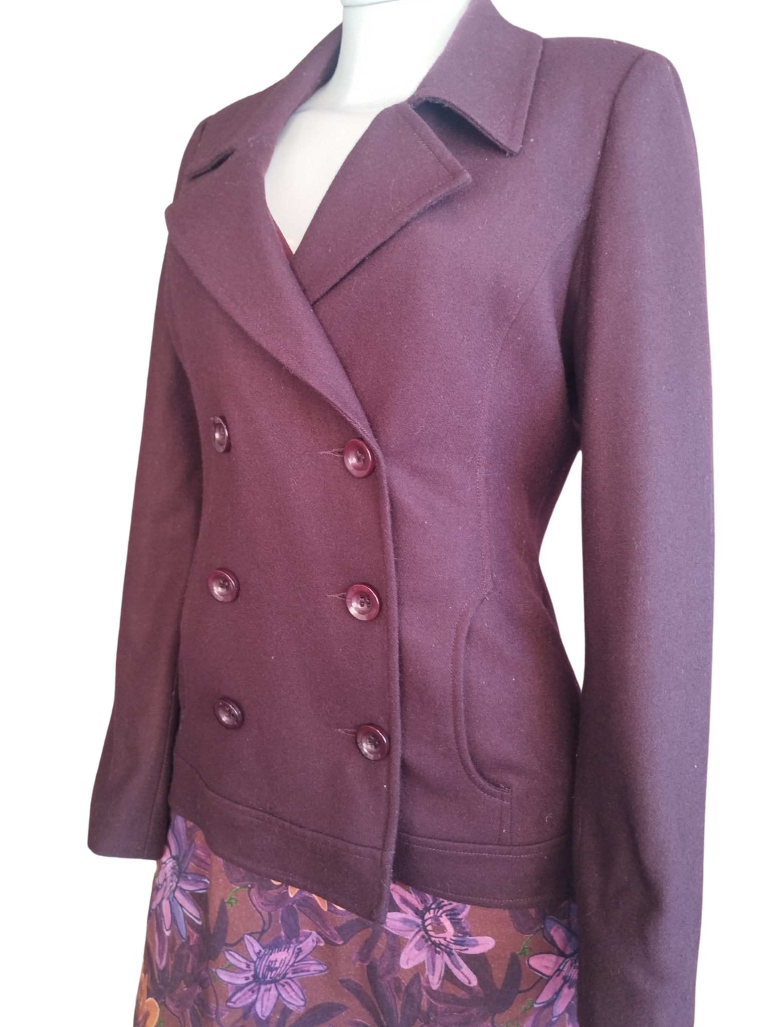 Blazer Alfaiataria Morina Fashion Uva tamanho M
