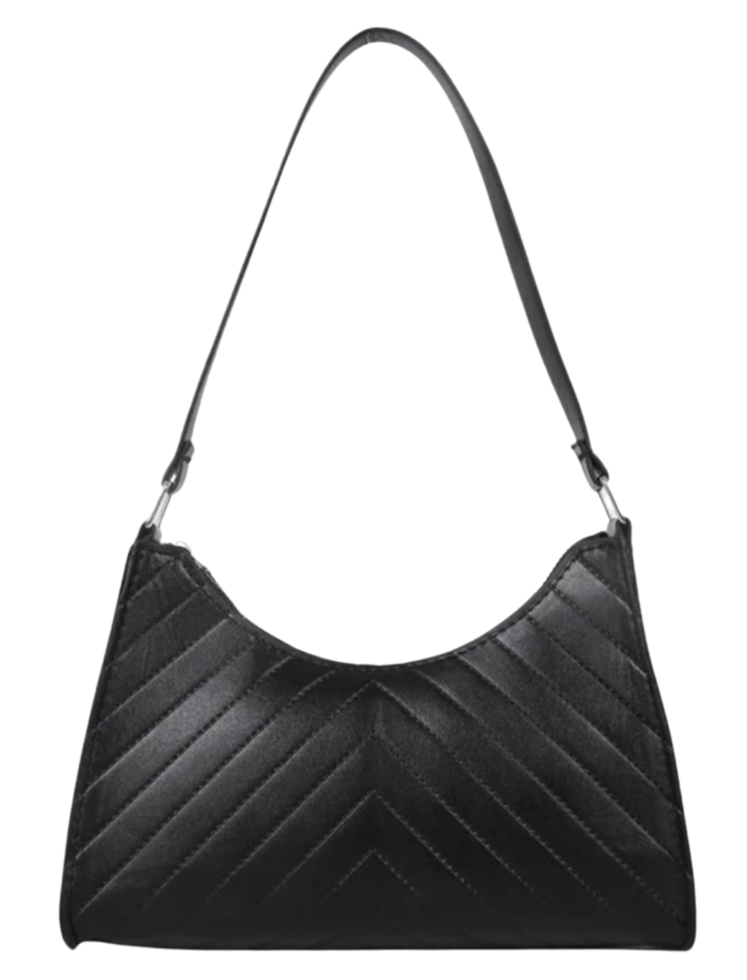 Bolsa Baguete Alça Ombro Preto