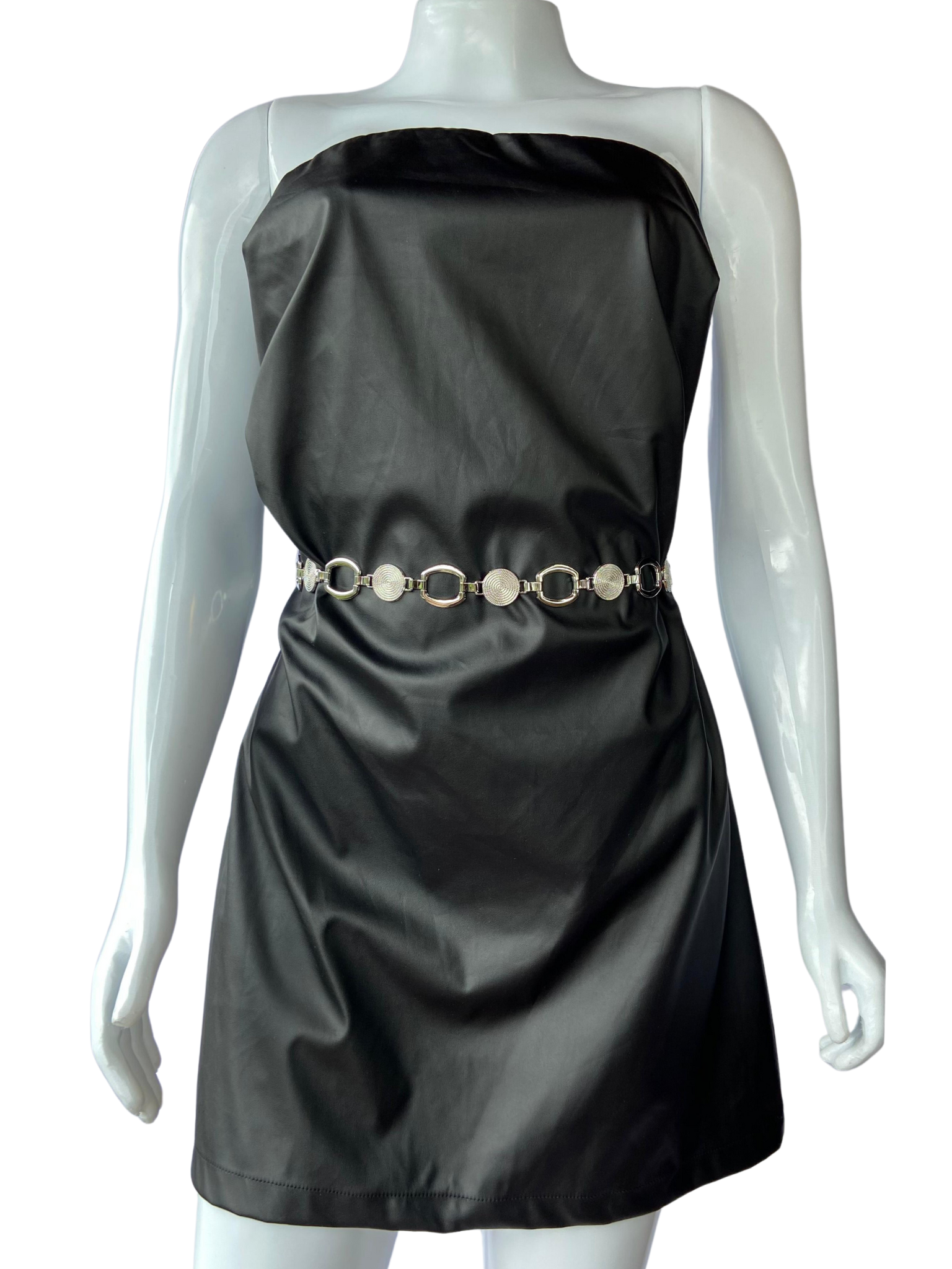 Vestido Afghan Tubinho Sem Alça Preto tamanho G