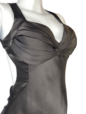 Vestido Festa Frente Única Preto tamanho M