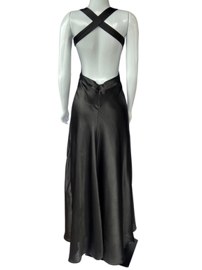 Vestido Festa Frente Única Preto tamanho M