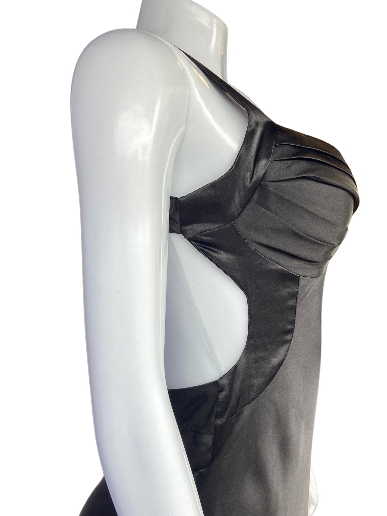 Vestido Festa Frente Única Preto tamanho M