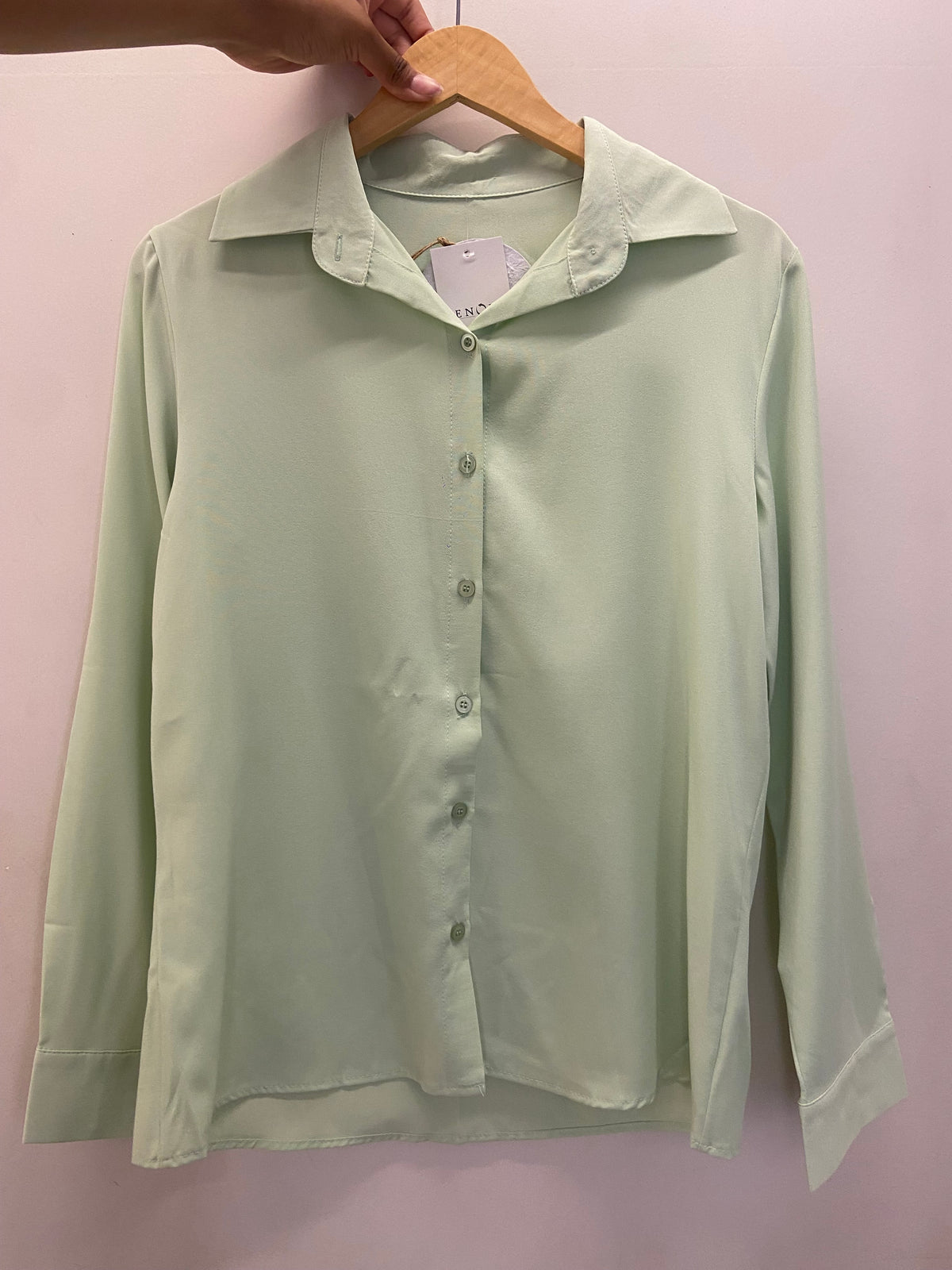 Camisa Arpoador Verde Menta Tamanho M