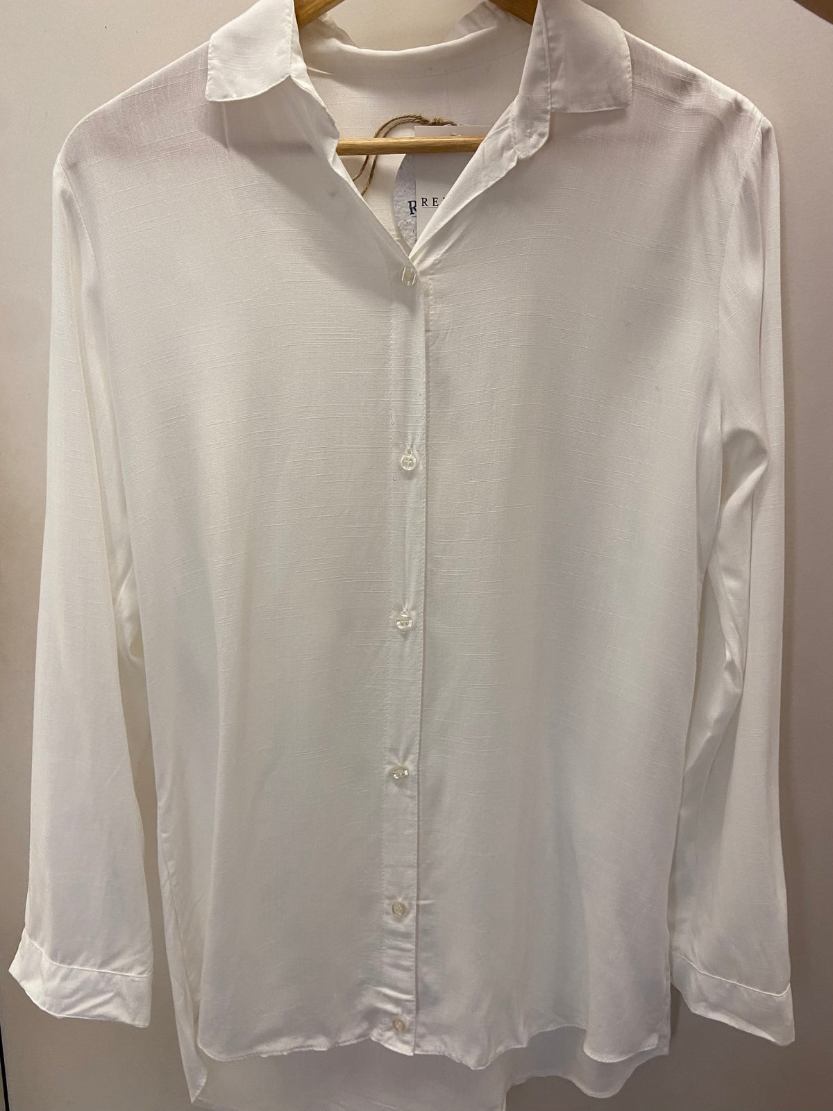 Camisa Alongada Grumari Branco Tamanho M