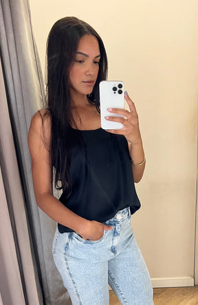 Blusa Dudalina Preto Tamanho P