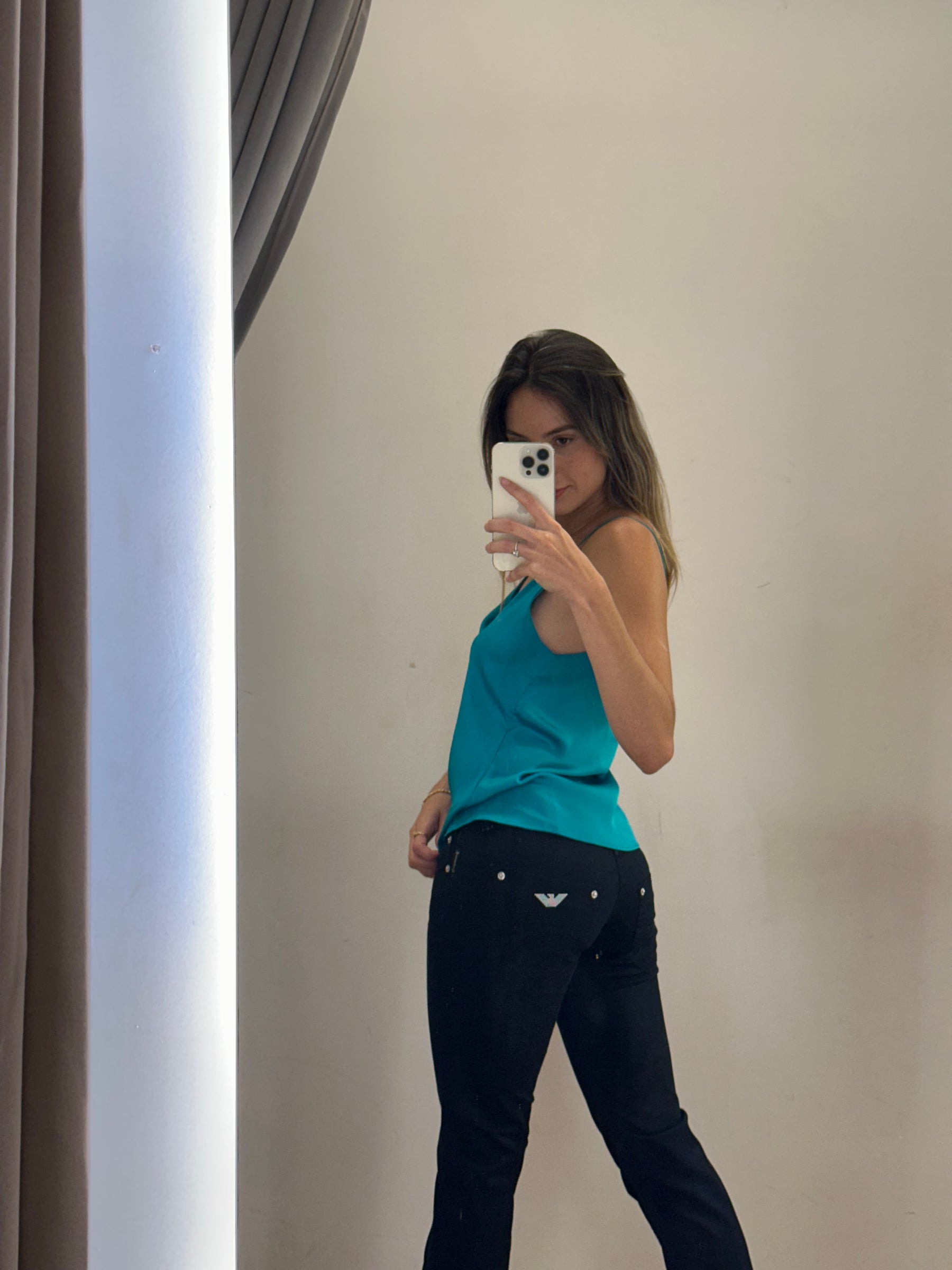 Calça Armani Jeans Preto Tamanho 38