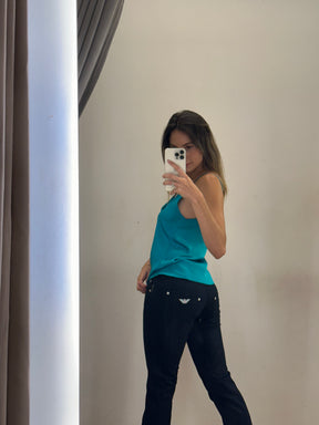 Calça Armani Jeans Preto Tamanho 38