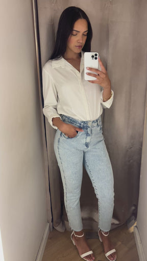 Camisa Joseph Social Off White Tamanho 38