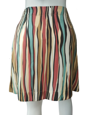 Saia Nanda Miranda Arte Animal Print tamanho P