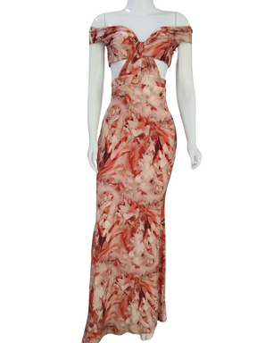 Vestido Agatha Longo Floral tamanho G