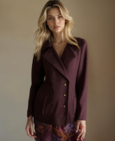 Blazer Alfaiataria Morina Fashion Uva tamanho M