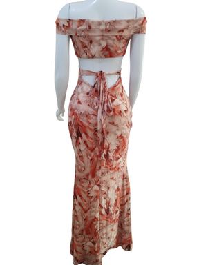 Vestido Agatha Longo Floral tamanho G